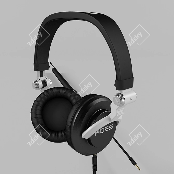 KOSS Pro DJ 200 Headphones: Premium Sound, Ultimate Comfort! 3D model image 1