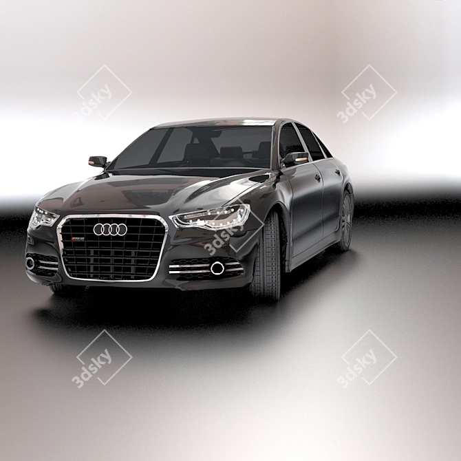 Sleek & Powerful Audi A6 3D model image 2