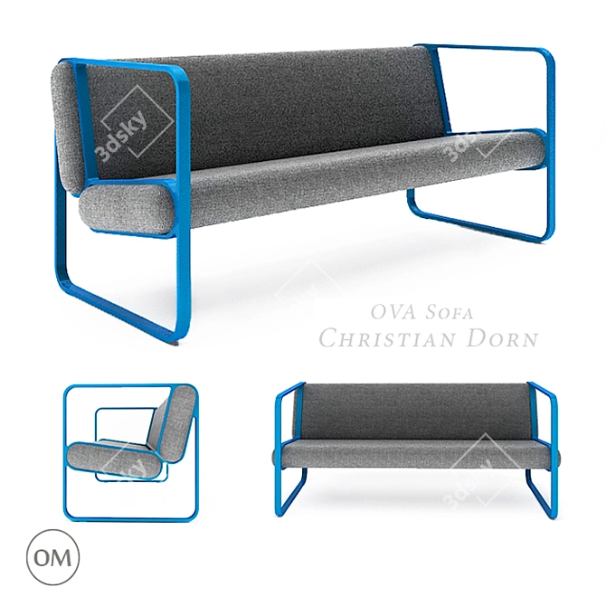 OVA Stiltreu: Modern Comfort for Your Home 3D model image 1