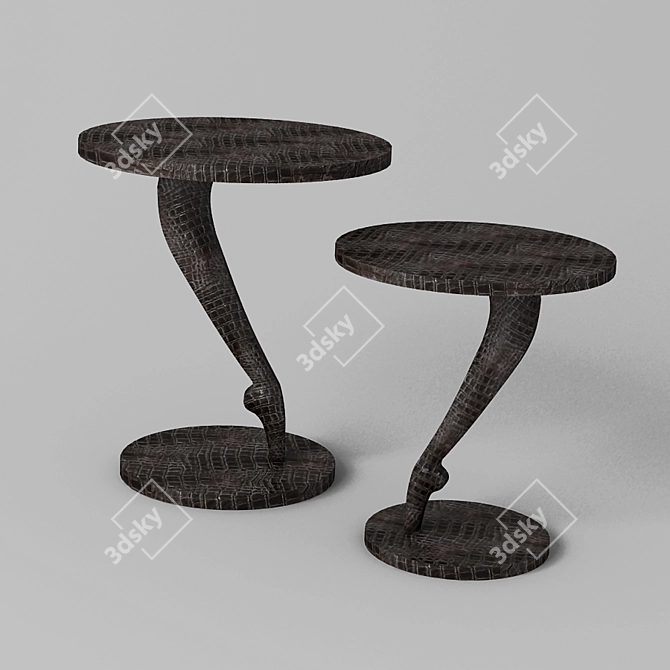 Fendi Duo Table Set 3D model image 1