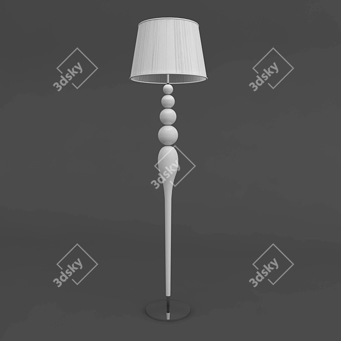 Sylcom Floor Lamp: Elegant Lighting 3D model image 1
