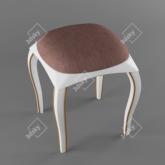 Title: Amadea Royal Stool by Villeroy & Boch 3D model image 1