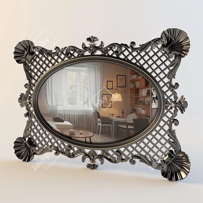 Stylish Reflective Elegance 3D model image 1