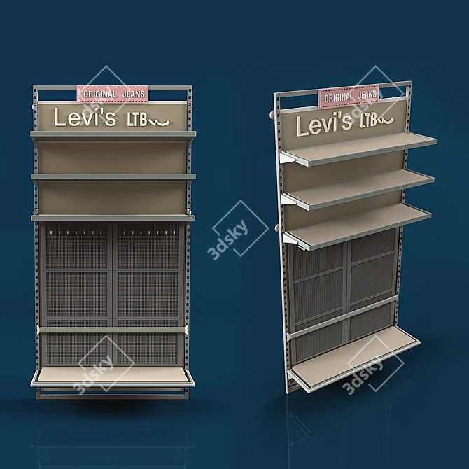 Levi's Store Stand 3D model image 1