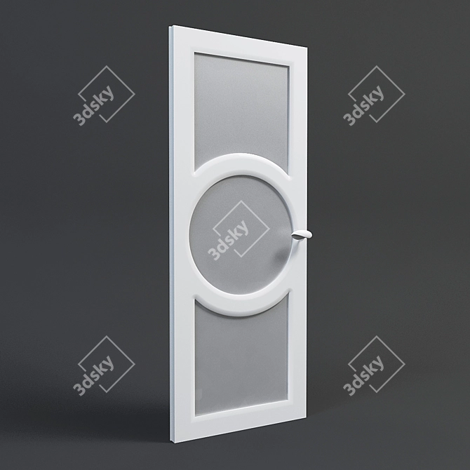 Elegant LEVIA N02 Door 3D model image 1