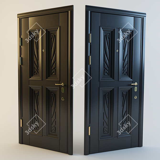 TurboSmooth Doors: Berislav Kakhovka 3D model image 1