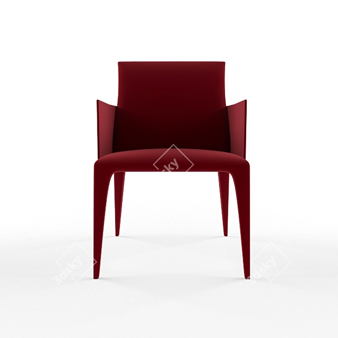 Elegant Armchair: B&B Mario Bellini 3D model image 2