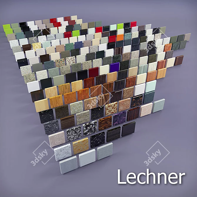 Lechner Kitchen Surfaces - High-Quality Materials 3D model image 1