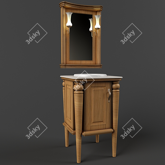  Alligator Mebel Classic Furniture Set 3D model image 1