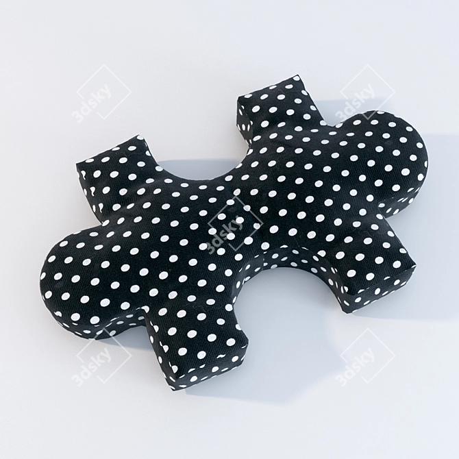 Cozy Cushion Puzzle 3D model image 3