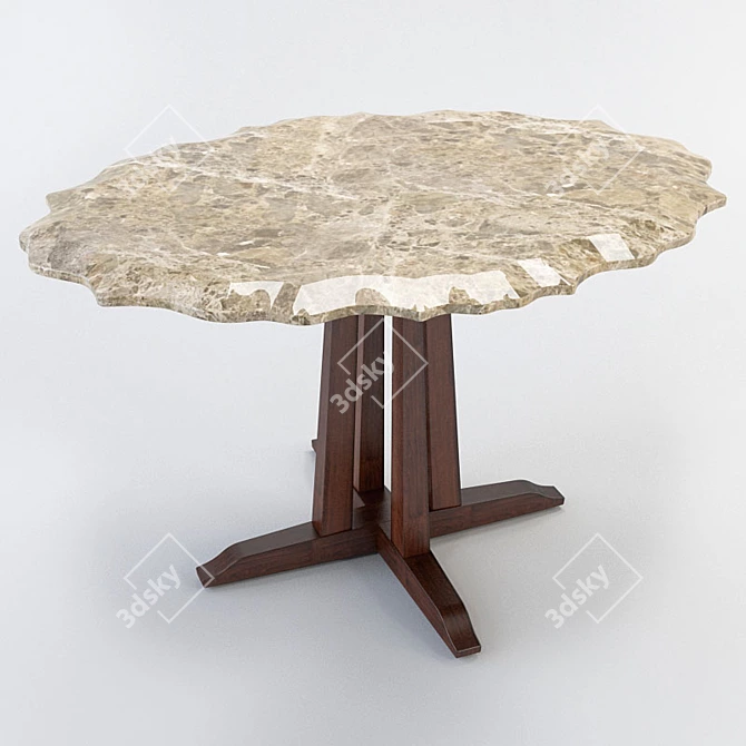 Anatol Coffee Table: Italian Elegance 3D model image 1