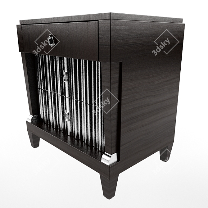  Elegant Mestre Bedside Table 3D model image 1