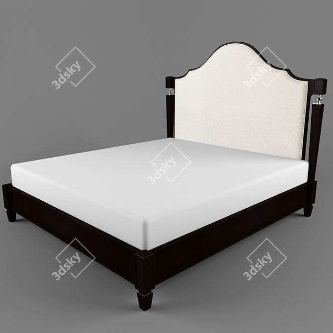 Luxury Fratelli Barri Mestre Bed 3D model image 1