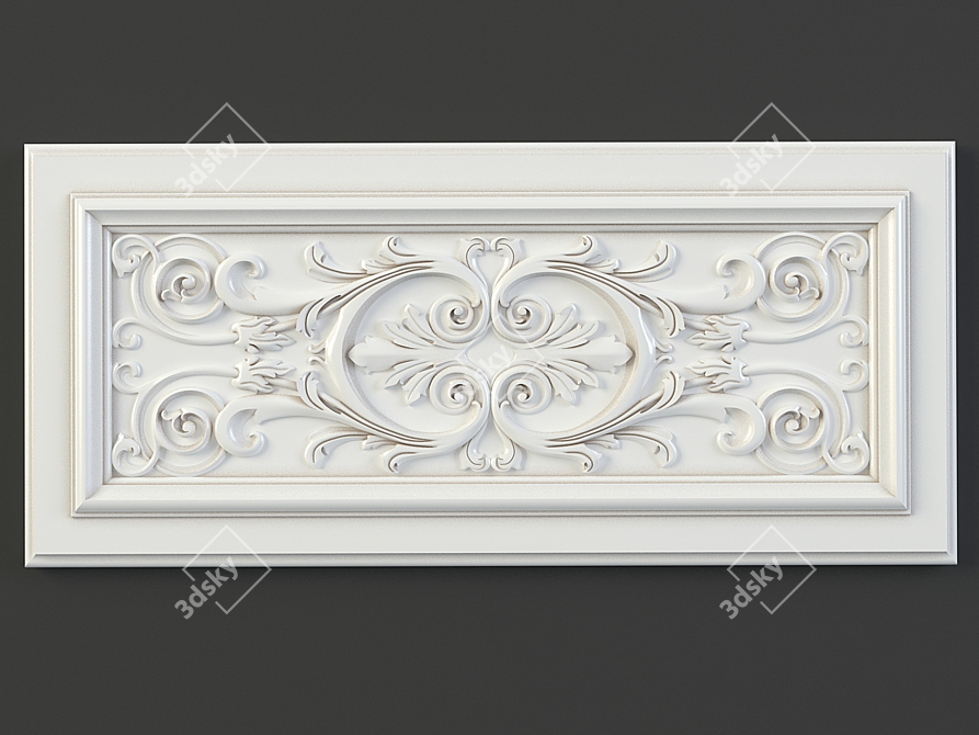 Carved Facade Furniture 3D model image 1