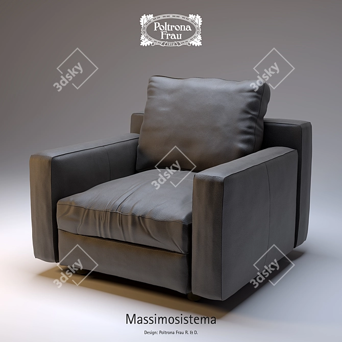 Poltrona Frau Massimosistema - Luxurious Italian Design 3D model image 1