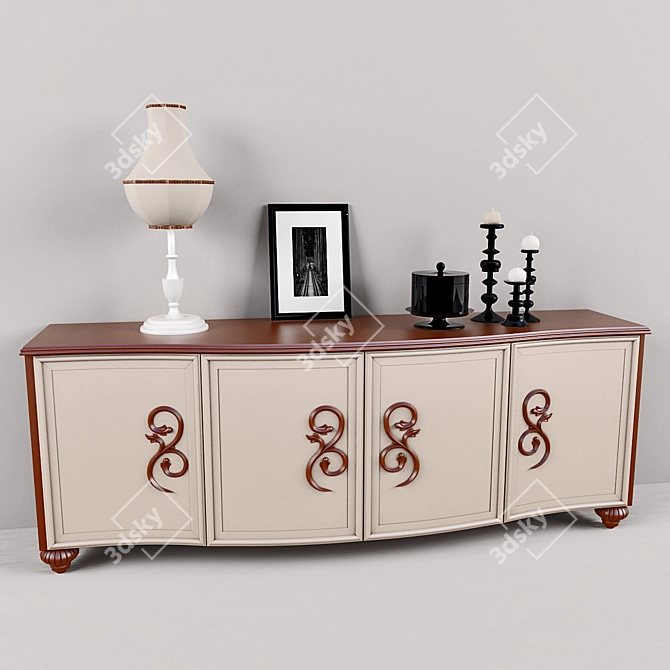 Medea Collection: Stylish Chest Factory 3D model image 1