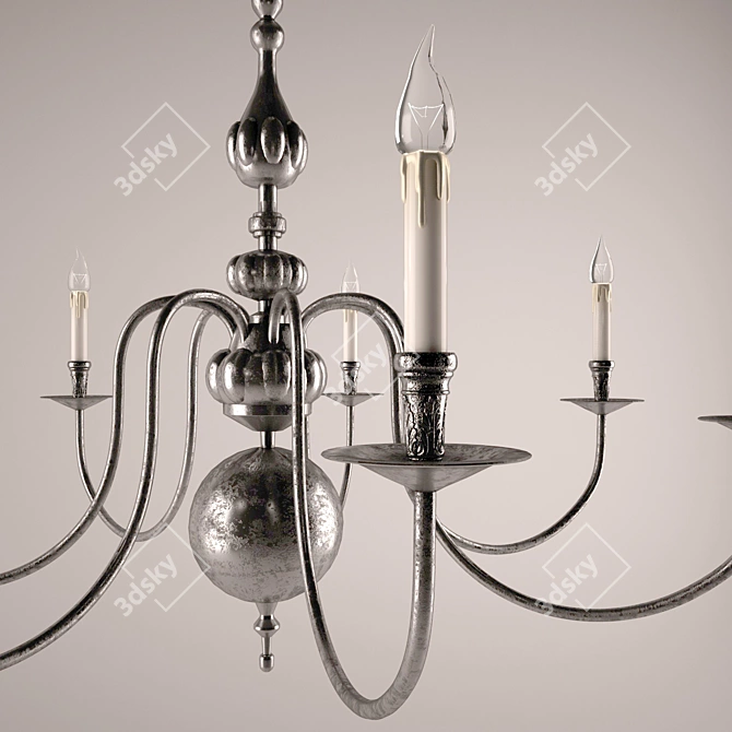 Vintage Shato Lamp 3D model image 2