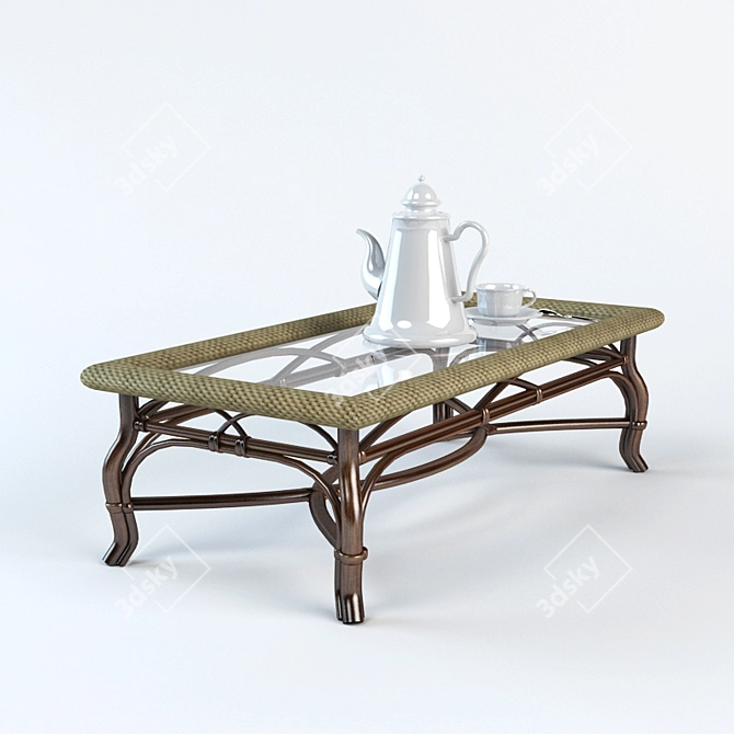 Elegant Barbaradec Coffee Table 3D model image 1