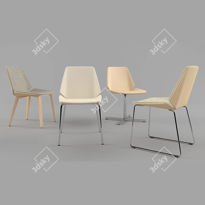 Girsberger Pala - Versatile Chair Collection 3D model image 3