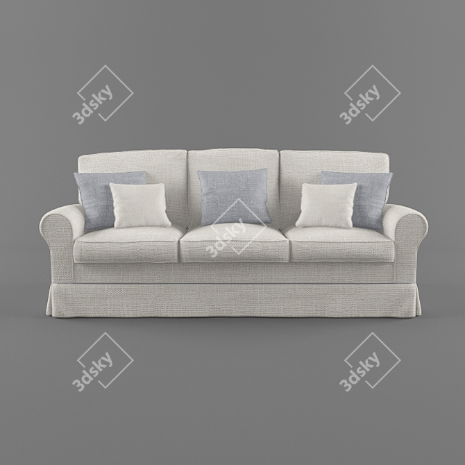 Elegant Provence Villa Sofa 3D model image 2