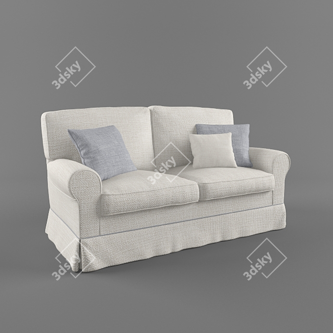 Provence Villa 2-Seater Sofa 3D model image 1