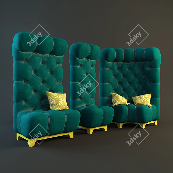 Versatile Alpha3 Chair 3D model image 1