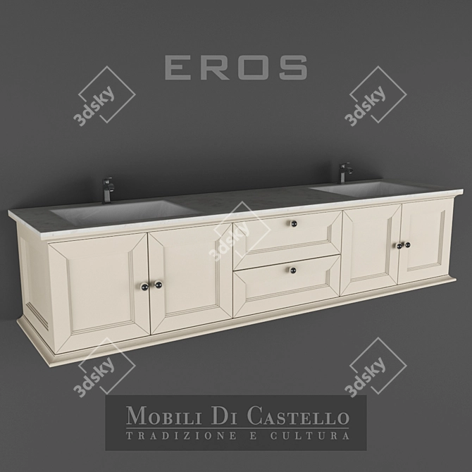 Elegant Double Basin - EROS 3D model image 1