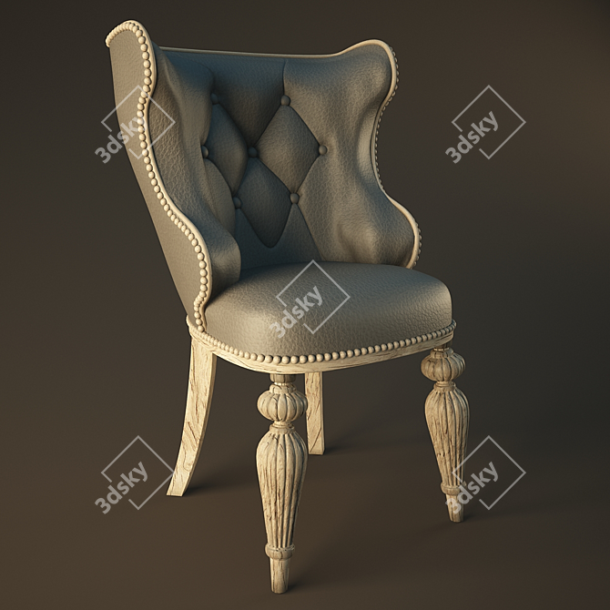 Classic Photo Stool 3D model image 1