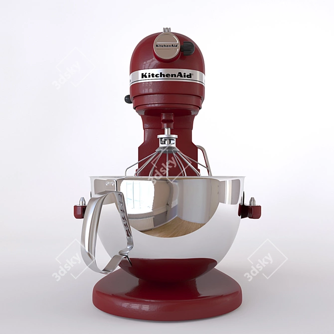 KitchenAid Professional Mixer 3D model image 2