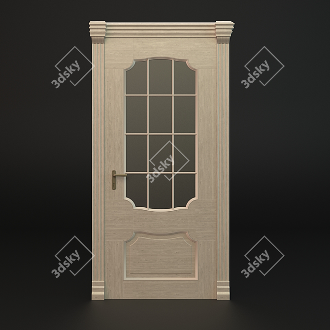 Modern Interior Door - 3D Models & Textures 3D model image 1