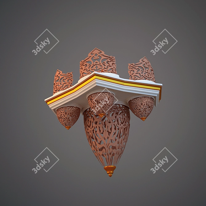 Exotic Elegance: Marakesh Bra 3D model image 1