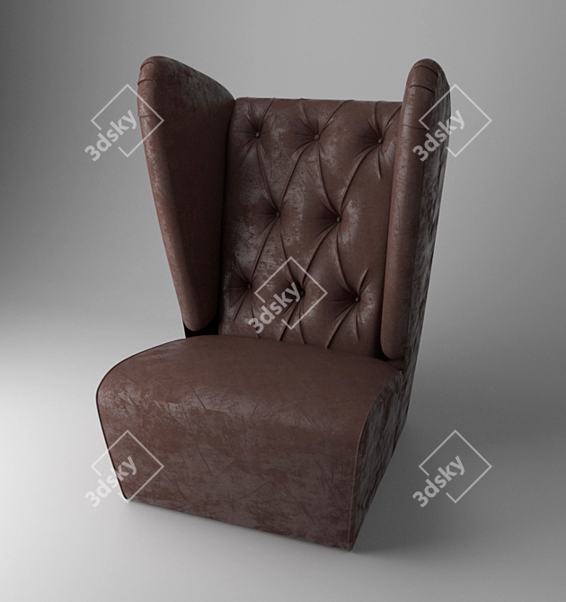 Elevate Your Space with Giorgio Chair 3D model image 1