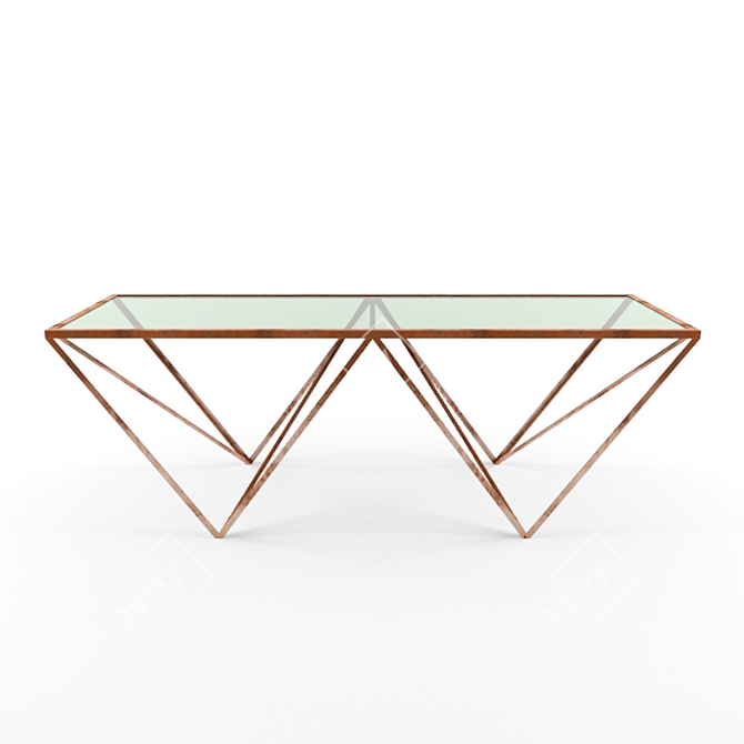 Versatile Wooden Table 3D model image 1