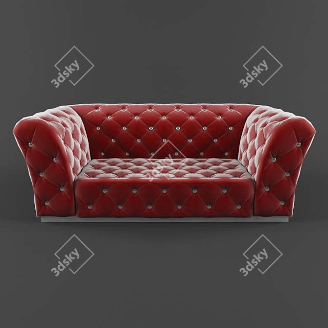 Classic Chinese Sofa 3D model image 2