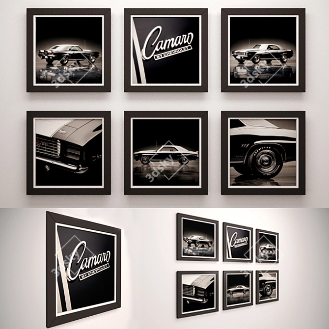 Title: Camaro Pictures Set 3D model image 1