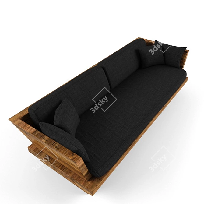 Comfort Plus Sofa 3D model image 1