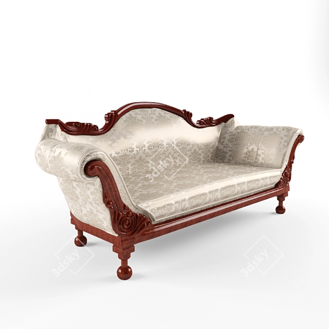 Classic Sofa 3D model image 2