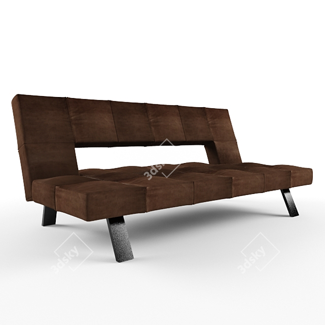 Foldable Sofa Bed 3D model image 2