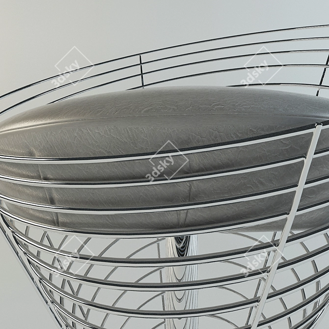 Verner Panton Wire Cone Chair 3D model image 3