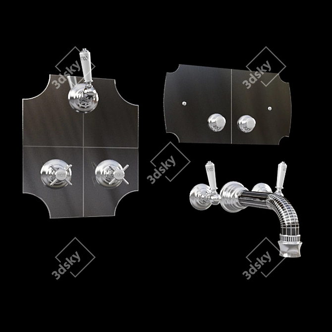 Devon & Devon Collection: Luxury Bathroom Fixtures 3D model image 1