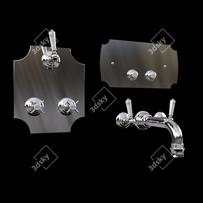 Devon & Devon Collection: Luxury Bathroom Fixtures 3D model image 2