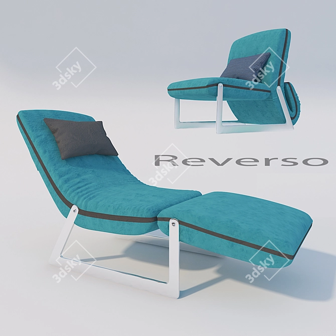 Title: Reverso Transforming Couch 3D model image 1