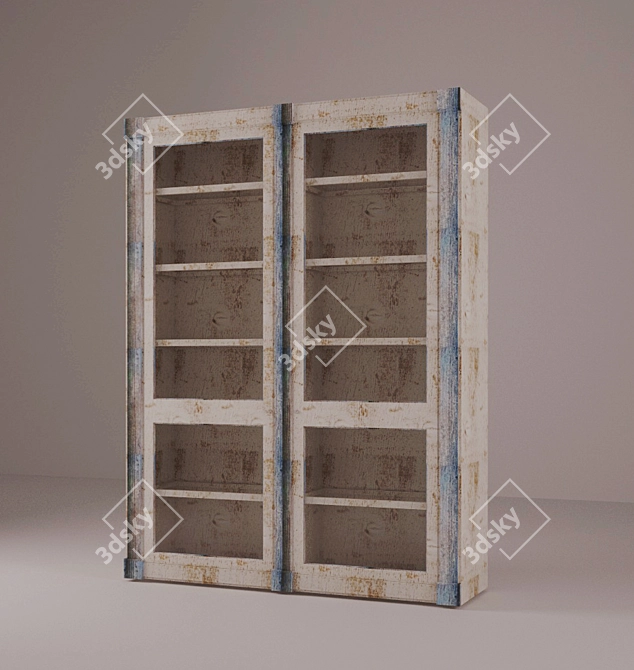 Modern Display Cabinet: Stylish & Functional 3D model image 1