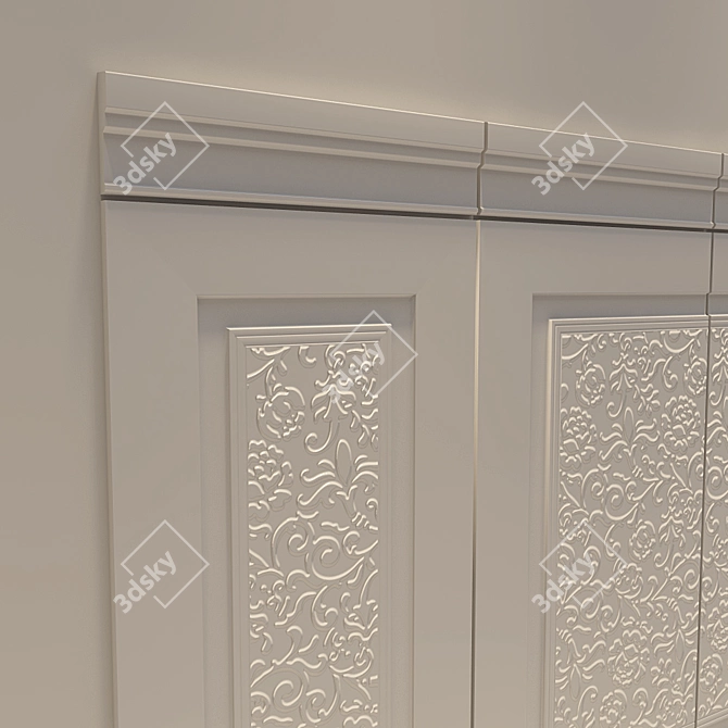 Devon-Devon Élysées Boiserie - Elegant Ceramic Wall Tiles 3D model image 2