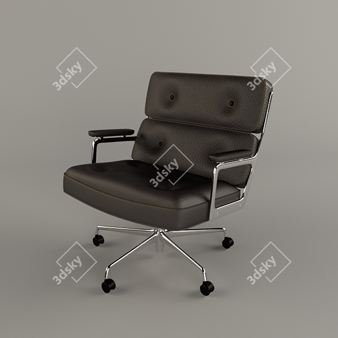 ErgoComfort Armchair: The Perfect Office Seating 3D model image 1