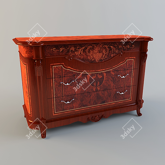 Timeless Elegance - Classic Chest 3D model image 1