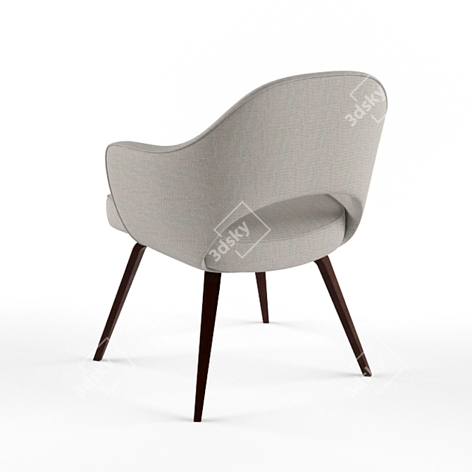 Knoll Saarinen Executive Arm Chair | Elegant and Ergonomic 3D model image 3