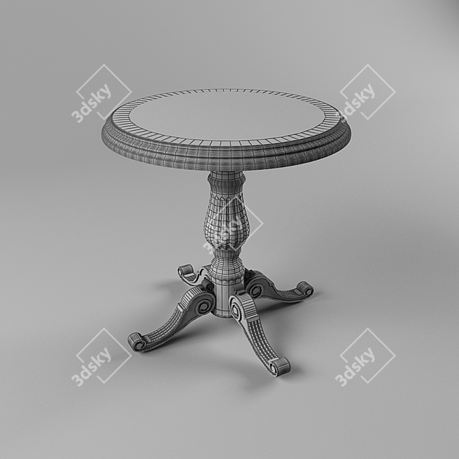 Custom-Made Coffee Table 3D model image 2