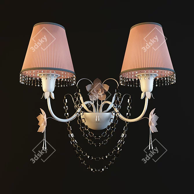 Elegance Illuminated: Il Paralume Marina Pearl 3D model image 1