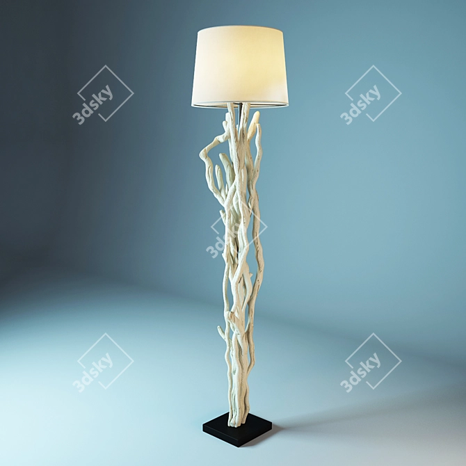 Scultra Floor Lamp: Modern Elegance 3D model image 1